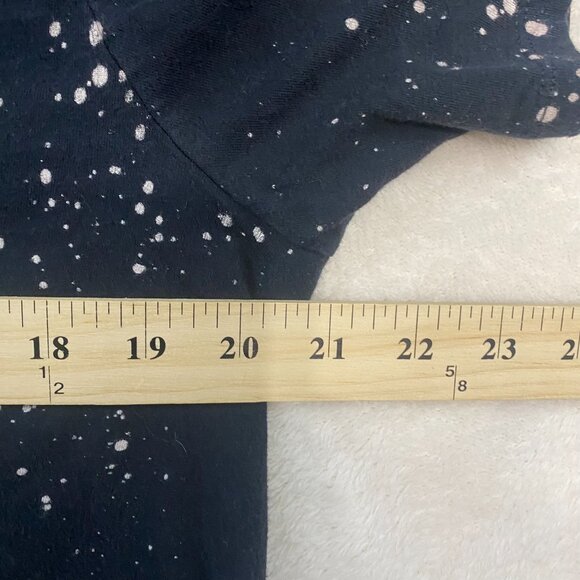 Nike The Nike Tee Paint Splatter Center Swoosh T-Shirt Black White Size Large - Picture 5 of 7